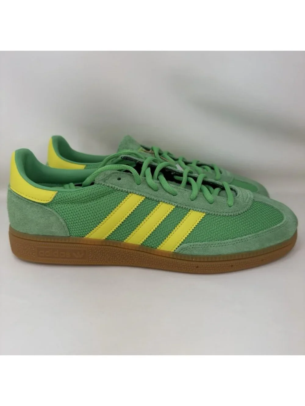 Adidas Handball Spezial Originals Shoes Green Yellow Men's Size 9.5